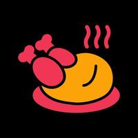 Chicken Icon Design vector