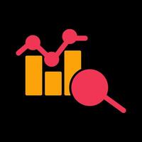 Data Analytics Icon Design vector