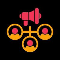 Affiliate Marketing Icon Design vector