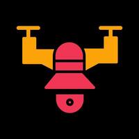 Drone Photography Icon Design vector