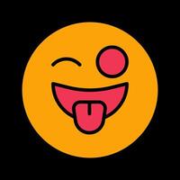 Zany Face Icon Design vector