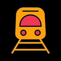 Light Rail Icon Design vector