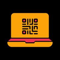 QR Code Scanner App Icon Design vector