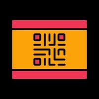 QR Code Business Card Icon Design vector