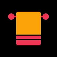 Bath Towels Icon Design vector