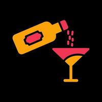 Wine Pour Icon Design vector