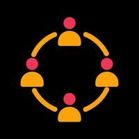 Supportive Community Icon Design vector