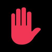 Raising Hands Icon Design vector