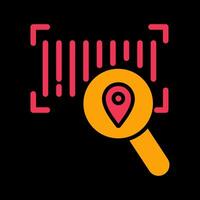 Barcode Tracking Icon Design vector