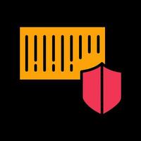 Barcode Security Icon Design vector