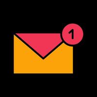 New Message Icon Design vector