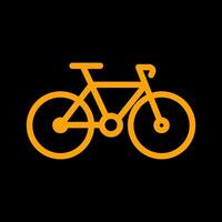 Bicyclist Icon Design vector