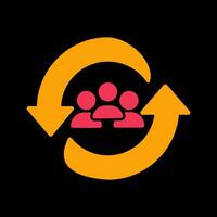 Career Change Icon Design vector