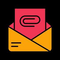 Attachment Clip Icon Design vector