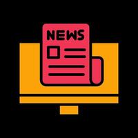 News Report Icon Design vector