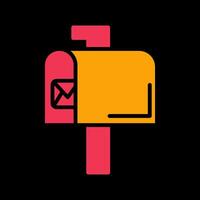 Mailbox Key Icon Design vector