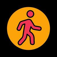 Person Walking Icon Design vector