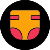 Diaper Changing Icon Design vector