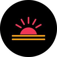 Sunrise Icon Design vector