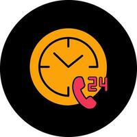 Phone Assistance Icon Design vector