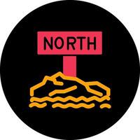 Northpole Icon Design vector