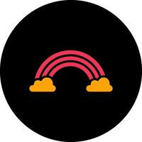 Rainbow Icon Design vector