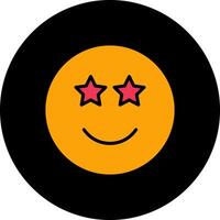 Star-Struck Icon Design vector