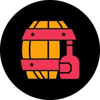 Wine Barrel Icon Design vector