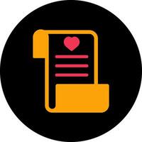 Wishlist Icon Design vector