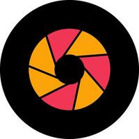 Aperture Artifacts Icon Design vector