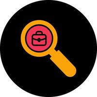 Job Hunting Icon Design vector