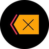 Delete Icon Design vector