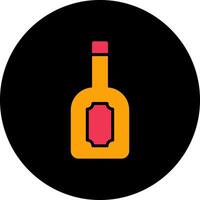 Wine Label Icon Design vector