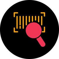 Barcode Database Icon Design vector