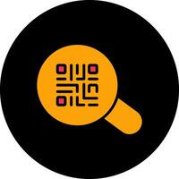 QR Code App Icon Design vector
