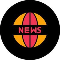 News Website Icon Design vector