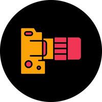 DSLR Essentials Icon Design vector