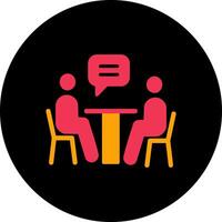 News Interview Icon Design vector