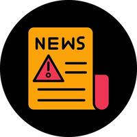 News Alert Icon Design vector