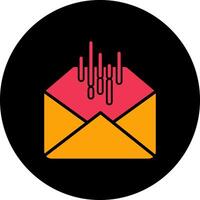 Mail Sorting Icon Design vector