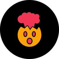Exploding Head Icon Design vector