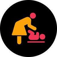 Changing Table Icon Design vector