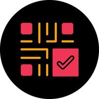 QR Code Checkout Icon Design vector