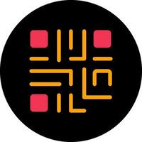 QR Code Icon Design vector