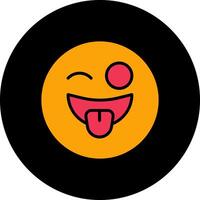 Zany Face Icon Design vector