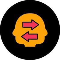 Knowledge Sharing Icon Design vector