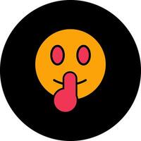 Shushing Face Icon Design vector