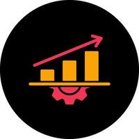 Performance Metrics Icon Design vector