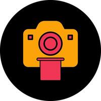 Polaroid Photos Icon Design vector