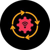 Automated Process Icon Design vector